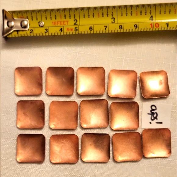 14 Copper Square Gauge for enamelling - Picture 3 of 9